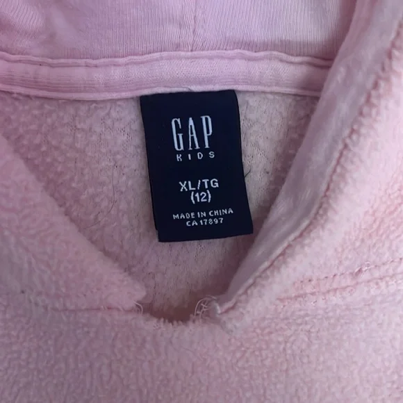 Baby Pink Gap Hoodie - Picture 3 of 5